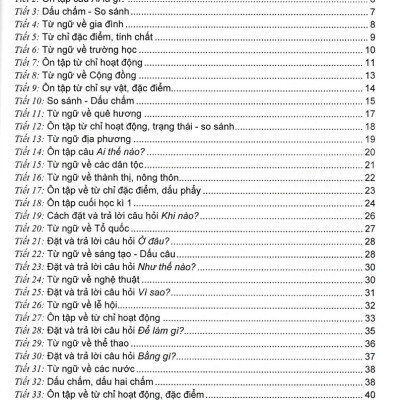 PHÁT TRIỂN VÀ NÂNG CAO TIẾNG VIỆT LỚP 3 (DÙNG CHUNG CHO CÁC SGK MỚI HIỆN HÀNH)