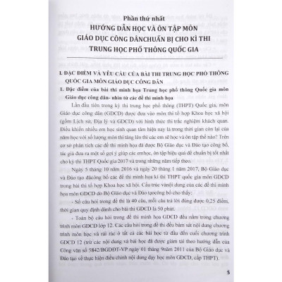 Sách - Hướng Dẫn Học Và Ôn Tập Môn Giáo Dục Công Dân