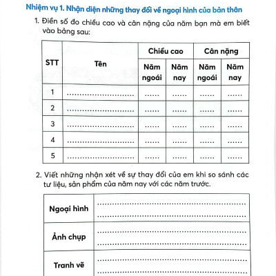 Vở Bài Tập Hoạt Động Trải Nghiệm, Hướng Nghiệp 5 - Bản 2 (Chân Trời) (Chuẩn)