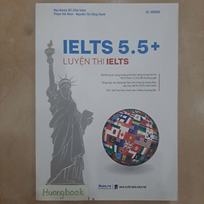 Sách IELTS 5.5+, luyện thi ielts 4 kỹ năng cho người mới bắt đầu