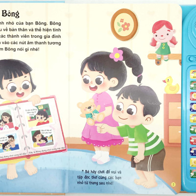 Sách Tương Tác - Sách Âm Thanh - Bé Học Nói