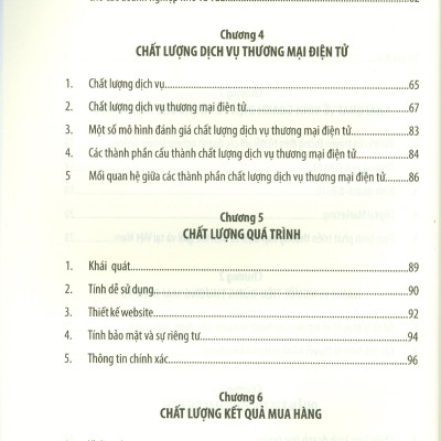 Quản Trị Dịch Vụ Thương Mại Điện Tử - Cơ Sở Lý Luận Và Một Số Kinh Nghiệm Thực Tế Tại việt Nam (Sách Chuyên khảo)