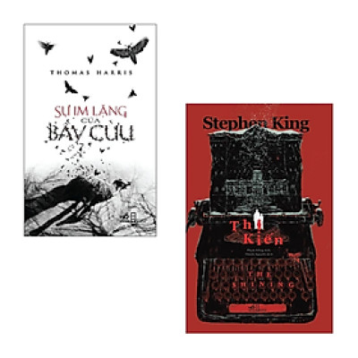 Combo 2  cuốn Truyện Kinh Dị: Sự Im Lặng Của Bầy Cừu (Tái Bản) + The Shining - Thị Kiến