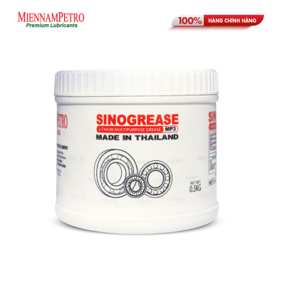 Mỡ Bôi Trơn MiennamPetro Sinogrease Lithium Multipurpose Grease MP3 0.5Kg Đa Dụng Bảo Vệ Động Cơ Xe Ô Tô, Công Nghiệp