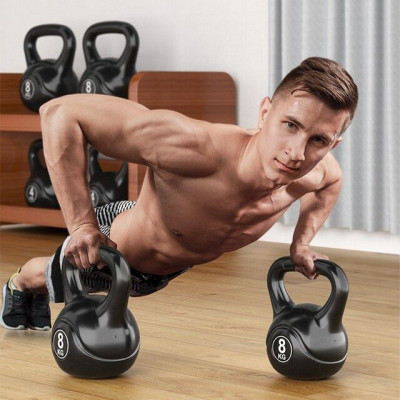 Tạ Bình Vôi 8kg ( Chất Liệu Vỏ Nhựa PE Bọc Bê Tông)Tăng Cường Sức Khỏe Cho Người Yêu Thích Tập Gym Tại Nhà Hoặc Phòng Tập