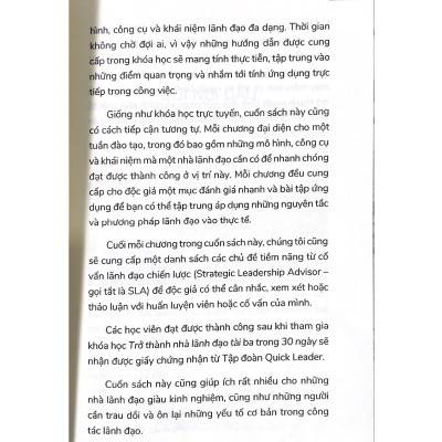 Nhanh! Tôi Cần Trở Thành Nhà Lãnh Đạo Trong 30 Ngày