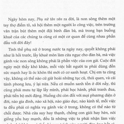 Phan Khôi - Vấn Đề Phụ Nữ Nước Ta (Tái Bản 2018)