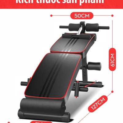 Ghế tập bụng cong có chốt gập SIT UP model 119 mới BG (hàng nhập khẩu)