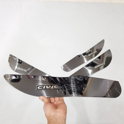 Bộ ốp Titan chống trầy xước Tapli, Táp li dành cho xe Honda Civic 2016-2019