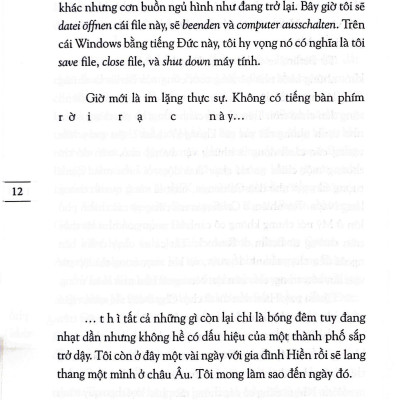 Bất Hạnh Là Một Tài Sản - Một Mình Ở Châu Âu