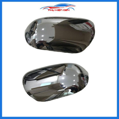 Ốp gương Vios 2014-2015-2016-2017 mạ crom bảo vệ chống trầy trang trí làm đẹp xe