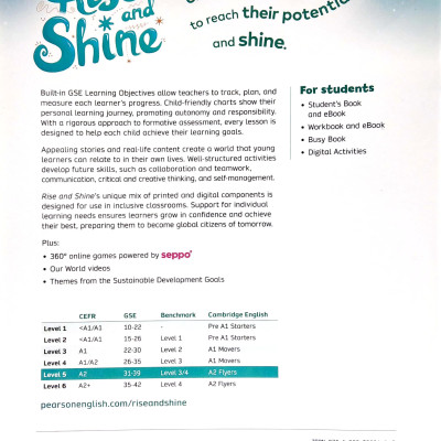 Rise And Shine American Level 5 Workbook With ebook