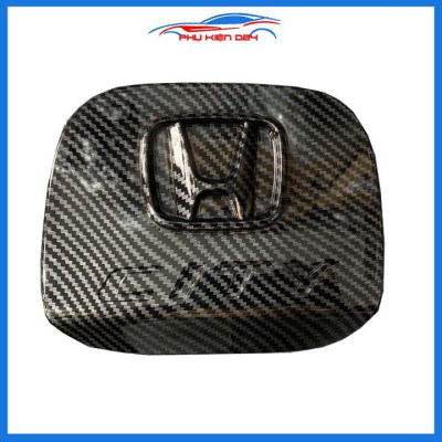 Ốp nắp bình xăng City 2015-2020 vân cacbon chống trầy trang trí ô tô