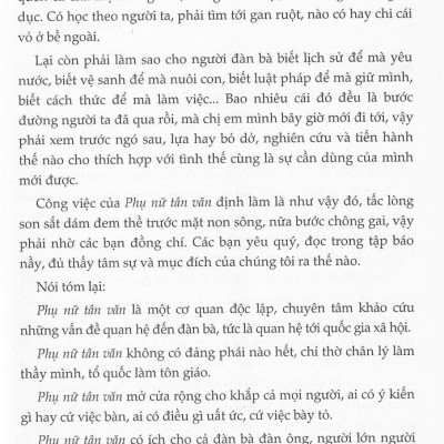 Phan Khôi - Vấn Đề Phụ Nữ Nước Ta (Tái Bản 2018)