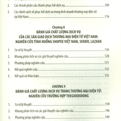 Quản Trị Dịch Vụ Thương Mại Điện Tử - Cơ Sở Lý Luận Và Một Số Kinh Nghiệm Thực Tế Tại việt Nam (Sách Chuyên khảo)