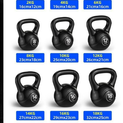 Tạ Ấm 4kg , Tạ Bình Vôi Bê Tông Bọc Nhựa PE Cao Cấp Luyện Tập Thể Dục Thể Hình Tại Nhà Với Tạ Bình Vôi Để Có Vóc Dáng Như Ý