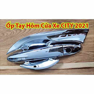 Honda City 2021: Tay Nắm ,Hõm Cửa Xe Mạ Crom 8 chi tiết