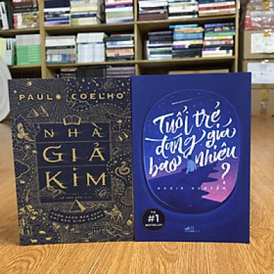 Combo sách bestseller: NHÀ GIẢ KIM + TUỔI TRẺ ĐÁNG GIÁ BAO NHIÊU (tặng kèm bookmark)