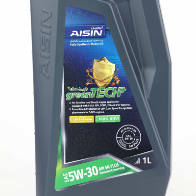 Nhớt Động Cơ AISIN ESFN0531P 5W-30 SN Plus Greentech+ Fully Synthetic 1L