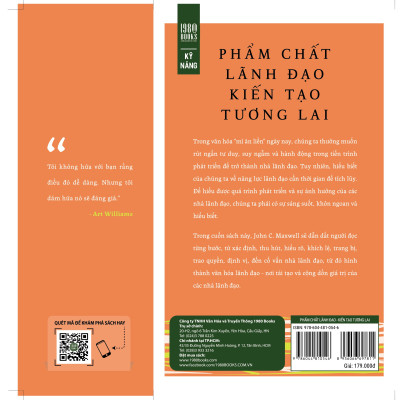 Sách - Phẩm Chất Lãnh Đạo Kiến Tạo Tương Lai - Jonh C. Maxwell