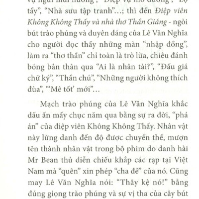 Điệp Viên Không Không Thấy Và Đại Văn Mỗ - Truyện Trào Phúng
