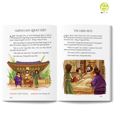 Sách Song Ngữ - 10 phút đọc truyện trước giờ đi ngủ: Truyện thần tiên - khơi dậy trí tưởng tượng, phát triển tư duy