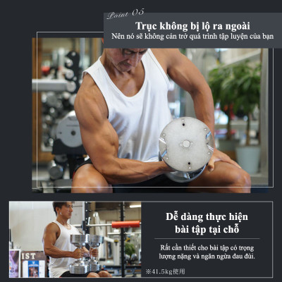 Lysin - 01 quả tạ 32.5kg/02 quả tạ 65kg điều chỉnh trọng lượng 20 cấp độ mỗi lần đổi 1.5kg tạ đòn tập luyện chuyên nghiệp tập gym, tập luyện cơ bắp tập luyện thể thao.