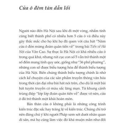 Triệu Dấu Chân Qua Những Cửa Ô