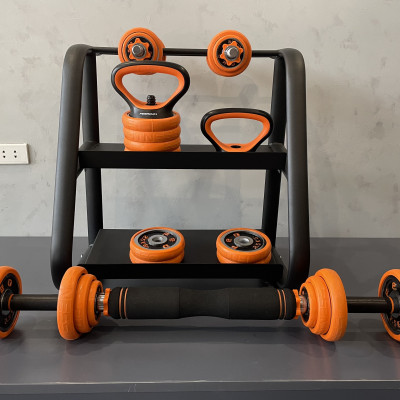 Bộ Tạ Tay Điều Chỉnh Đa Năng 4 IN 1 FED Tạ Gang Mã Niken loại 20kg---  hàng chính hãng