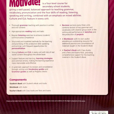 Motivate! Level 3 Workbook Includes Audio