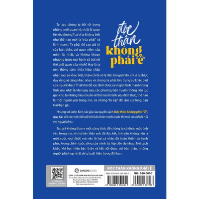 SÁCH - Độc thân không phải "ế" - Tác giả John Kim