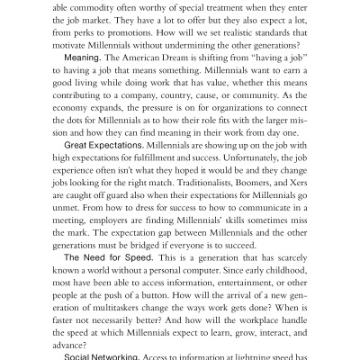 The M-Factor: How the Millennial Generation Is Rocking the Workplace