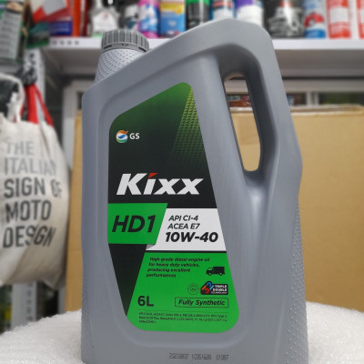 Nhớt Động Cơ Máy Dầu KIXX HD1 CI-4 E7 10W40 6L | Nhập khẩu Hàn Quốc 