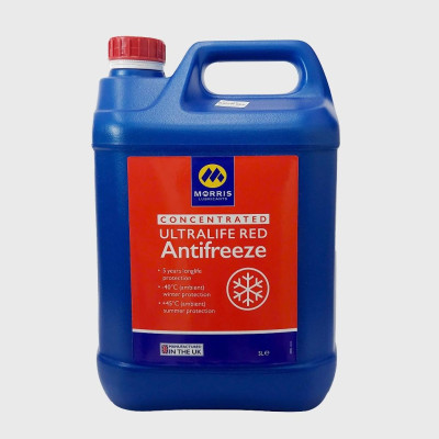 Nước Làm Mát Đỏ Cao Cấp Cho Động Cơ Xăng - Morris Lubricants Ultralife Red Longlife / Can 5L