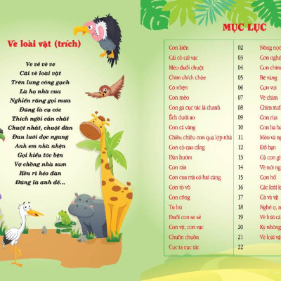 Đồng Dao Cho Bé - Động Vật Đáng Yêu