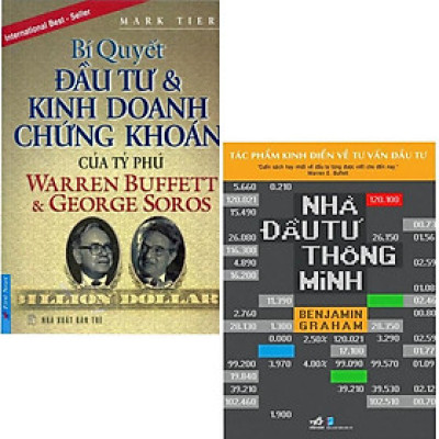 Sách - 2 cuốn Bí Quyết Đầu Tư Và Kinh Doanh Chứng Khoán Của Tỷ Phú Warren Buffett Và Nhà Đầu Tư Thông Minh(lẻ tuỳ chọn)
