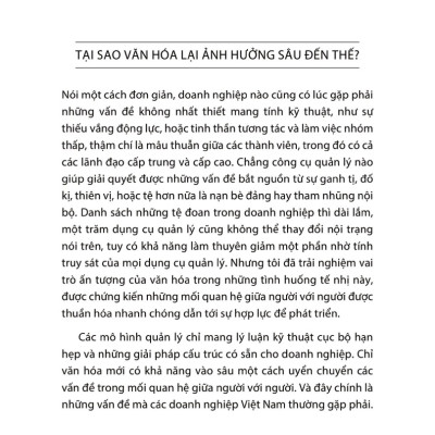 Cơn Lốc Quản Trị - Ba Trụ Cột Của Văn Hóa Doanh Nghiệp _TRE