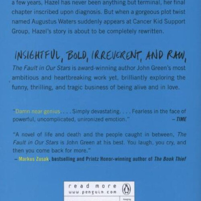 Tiểu thuyết tiếng Anh: The Fault In Our Stars