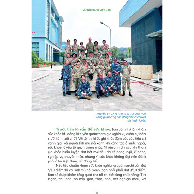 Mũ Nồi Xanh Việt Nam Người Đi Gieo Hạt Hòa Bình