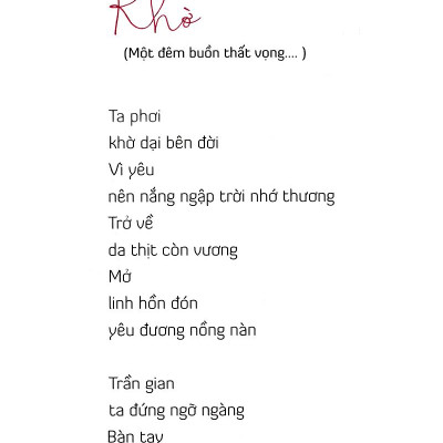 Tình Yêu Và Nỗi Nhớ