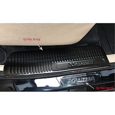 Bộ 8 ốp bậc trong ngoài dành cho xe Xpander 2018 2019 2020 mẫu titan