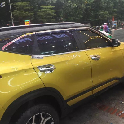 Nẹp Chân Kính Inox cao cấp Xe Kia Seltos 2020 2021