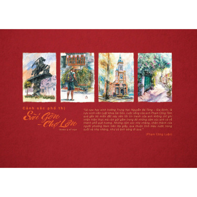 Cảnh Sắc Phố Thị Sài Gòn - Chợ Lớn (Tranh & Ký Họa)(Bìa Cứng - Tái Bản)