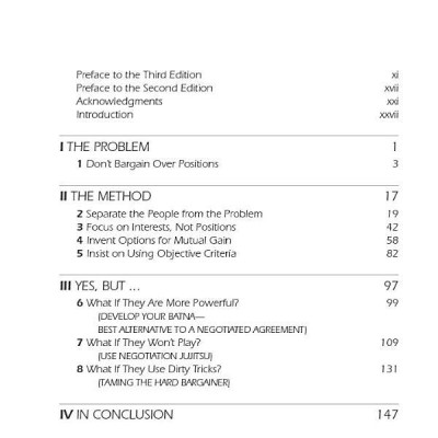 Getting to Yes: Negotiating an agreement without giving in