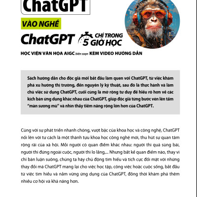 Kiếm Tiền Cùng ChatGPT - Vào Nghề ChatGPT Chỉ Trong 5 Giờ Học - Vanlangbooks