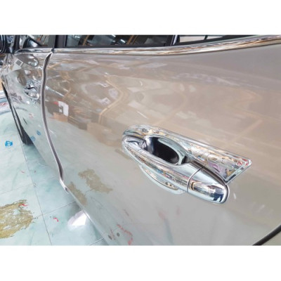 Bộ Ốp Tay Nắm , Hõm Cửa Xe VIOS 2019-2020-2021 Mạ Crom 8 Chi Tiết