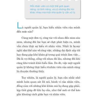 Nghệ Thuật Quản Lý Nhân Sự - Vanlangbooks (Tái Bản)