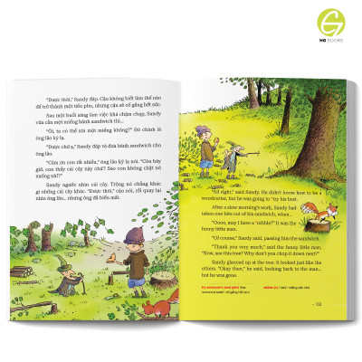 Sách Song Ngữ - 10 phút đọc truyện trước giờ đi ngủ: Truyện dân gian giúp bé gieo mầm tính cách tốt