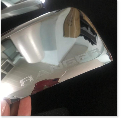 Bộ ốp gương không đèn dành cho xe Ford Ranger 2016-2019 đẹp