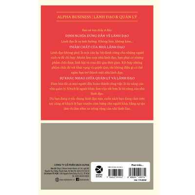 Sách - Phát Triển Kỹ Năng Lãnh Đạo 179K